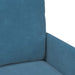 Banken met kussen 55cm Blauw Multiplex
