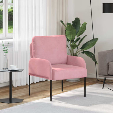 Banken met kussen 55cm Roze Multiplex