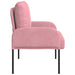 Banken met kussen 55cm Roze Multiplex