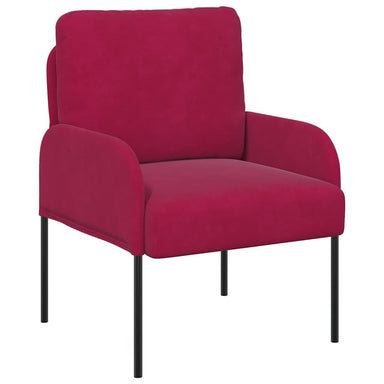 Banken met kussen 55cm Wijnrood Multiplex