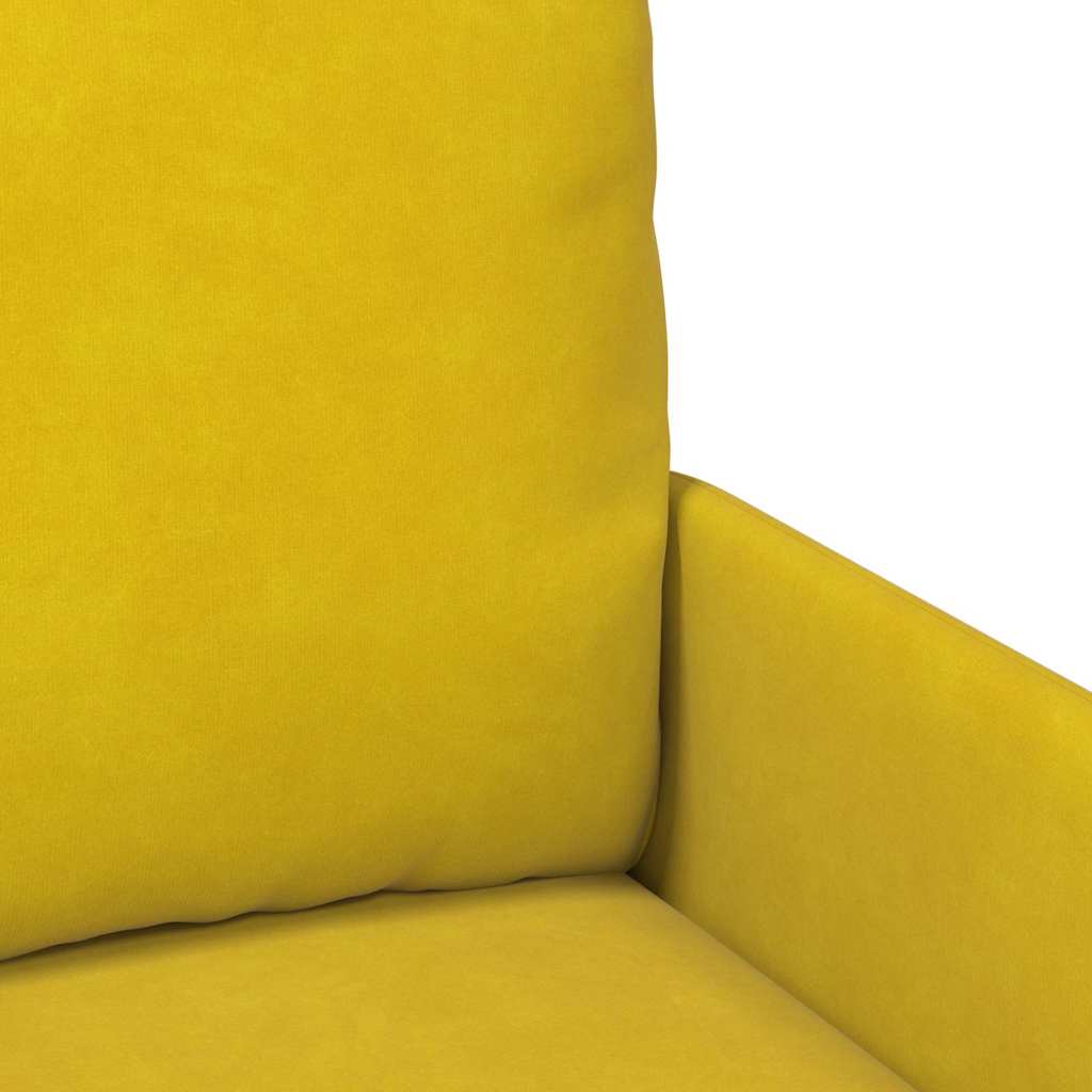 Banken met kussen 55cm Geel Multiplex