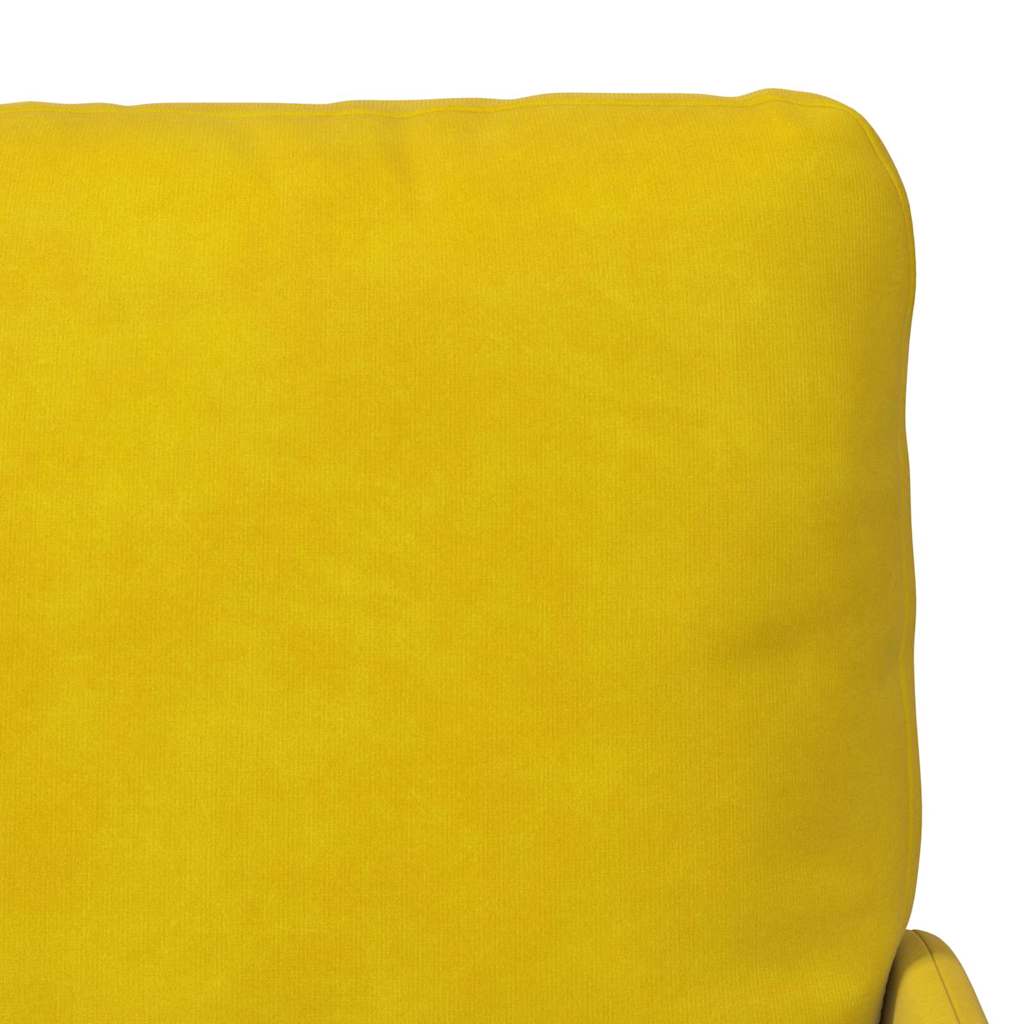 Banken met kussen 55cm Geel Multiplex