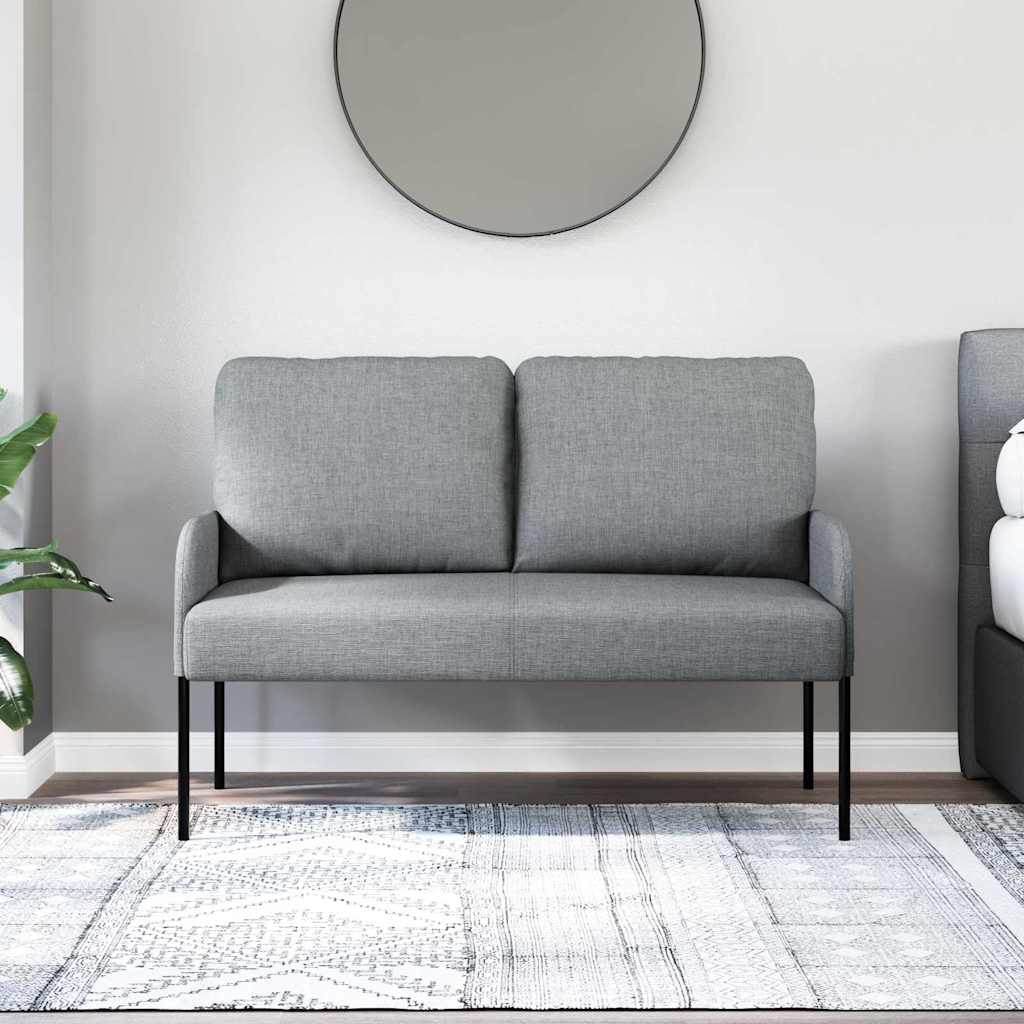 Banken met kussen 110cm Lichtgrijs Multiplex