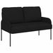 Banken met kussen 110cm Zwart Multiplex
