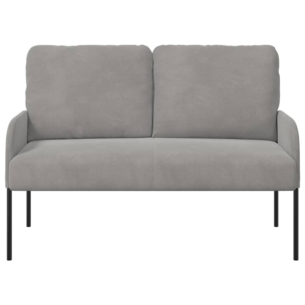 Banken met kussen 110cm Lichtgrijs Multiplex