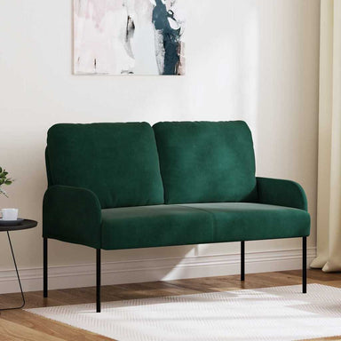 Banken met kussen 110cm Donkergroen Multiplex