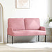 Banken met kussen 110cm Roze Multiplex