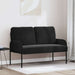 Banken met kussen 110cm Zwart Multiplex