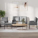 Sofa-Sets 3 st Lichtgrijs Multiplex