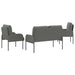 Sofa-Sets 3 st Donkergrijs Multiplex