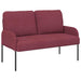 Sofa-Sets 3 st Wijnrood Multiplex
