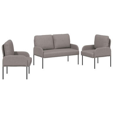 Sofa-Sets 3 st Taupe Multiplex