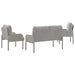 Sofa-Sets 3 st Lichtgrijs Multiplex