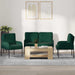 Sofa-Sets 3 st Donkergroen Multiplex