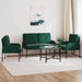 Sofa-Sets 3 st Donkergroen Multiplex