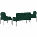 Sofa-Sets 3 st Donkergroen Multiplex