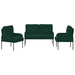 Sofa-Sets 3 st Donkergroen Multiplex
