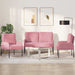 Sofa-Sets 3 st Roze Multiplex