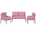 Sofa-Sets 3 st Roze Multiplex