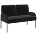 Sofa-Sets 3 st Zwart Multiplex