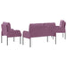 Sofa-Sets 3 st Paars Multiplex