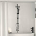Douche systeem Zwart 47 x 20 x 95 cm Roestvrij staal