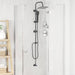 Douche systeem Zwart 47 x 20 x 95 cm Roestvrij staal