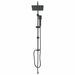 Douche systeem Zwart 47 x 20 x 95 cm Roestvrij staal