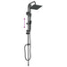 Douche systeem Zwart 47 x 20 x 95 cm Roestvrij staal