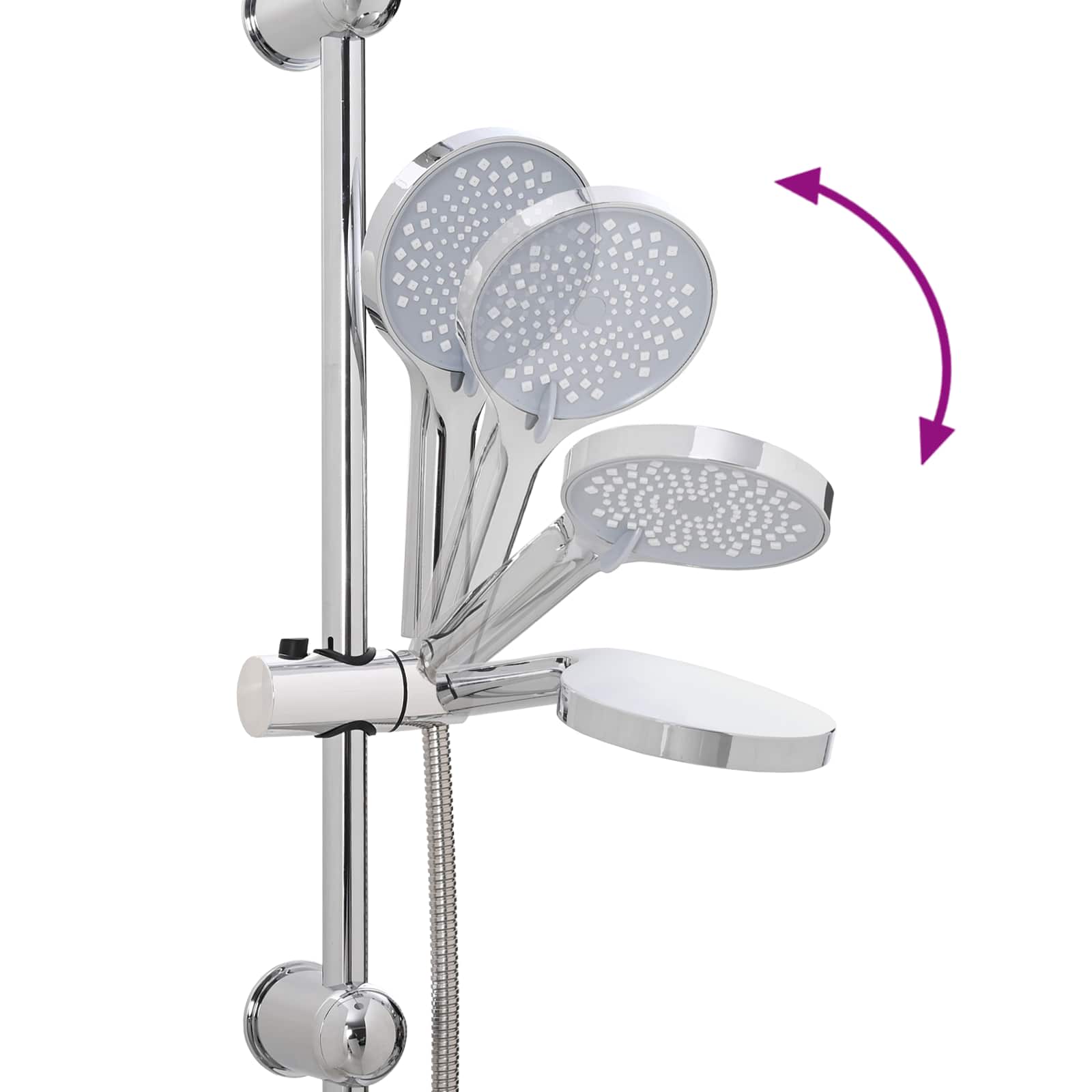 Douche systeem Zilver 47 x 20 x 95 cm Roestvrij staal