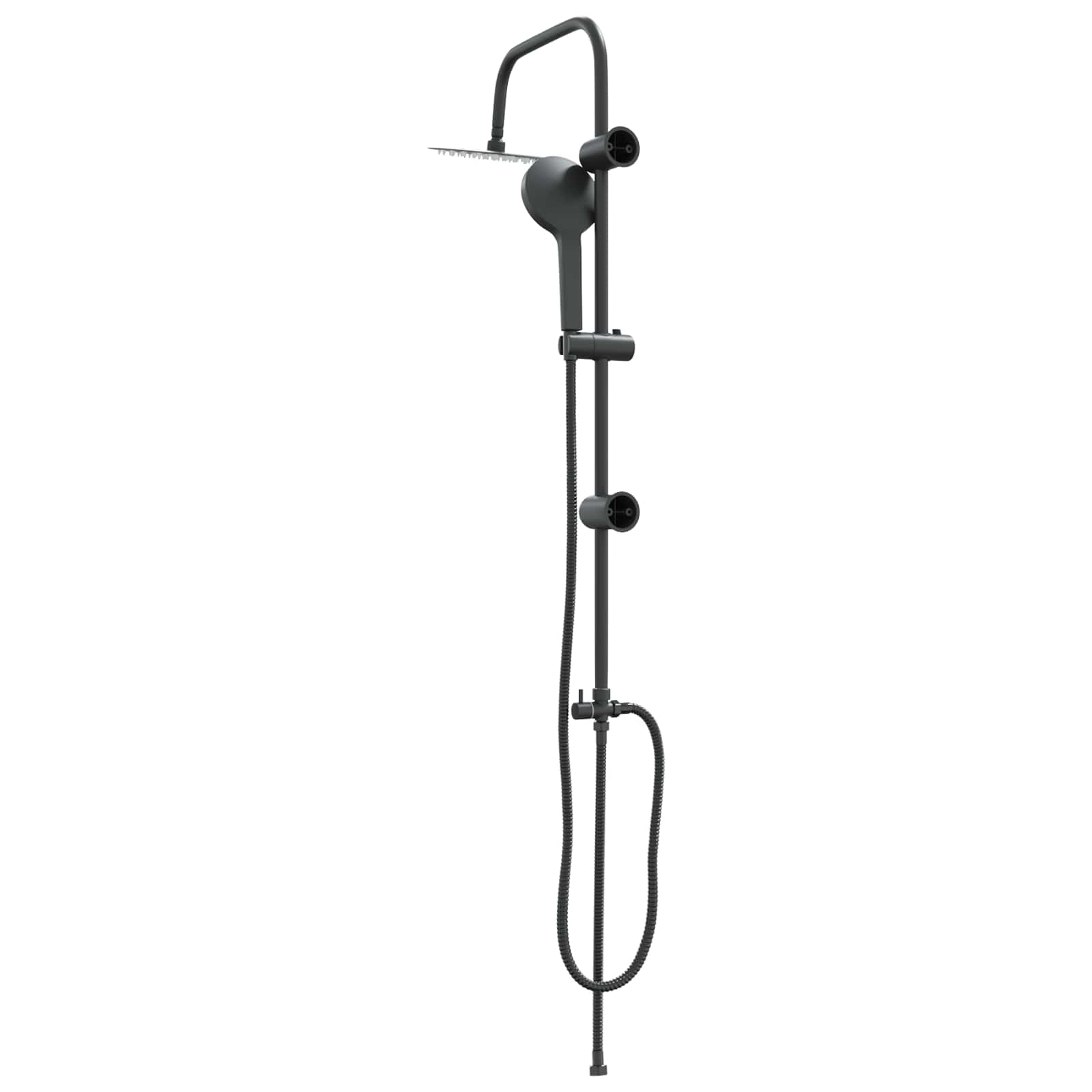 Douchesysteem Zwart 47 x 20 x 95 cm Roestvrij staal