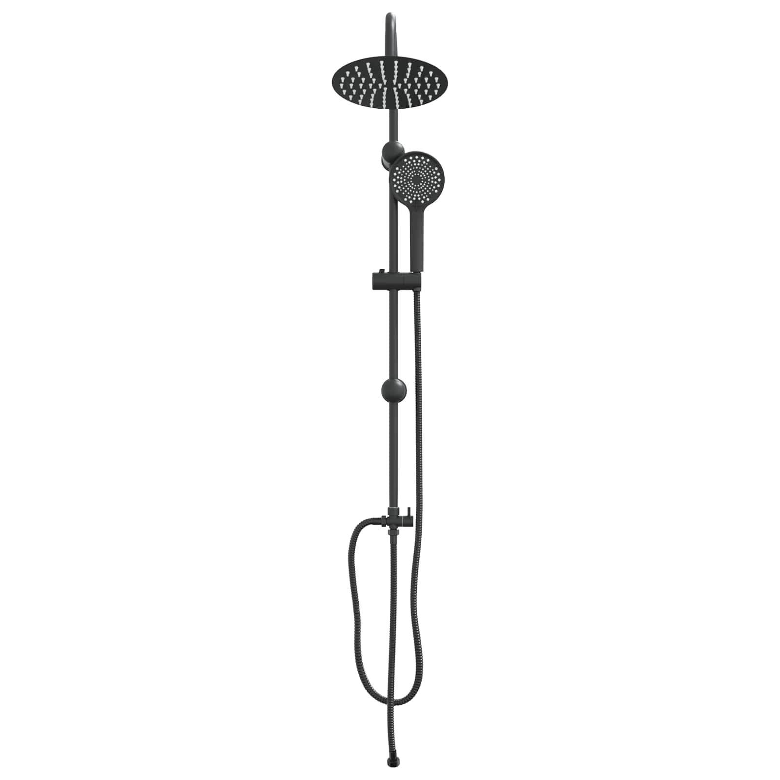 Douchesysteem Zwart 47 x 20 x 95 cm Roestvrij staal