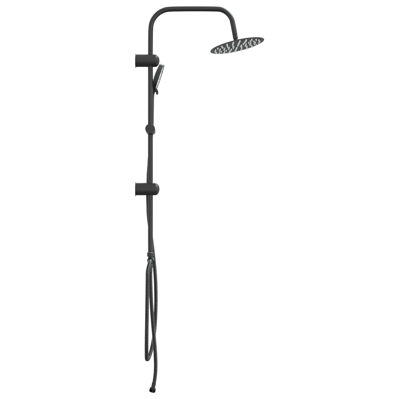 Douchesysteem Zwart 47 x 20 x 95 cm Roestvrij staal
