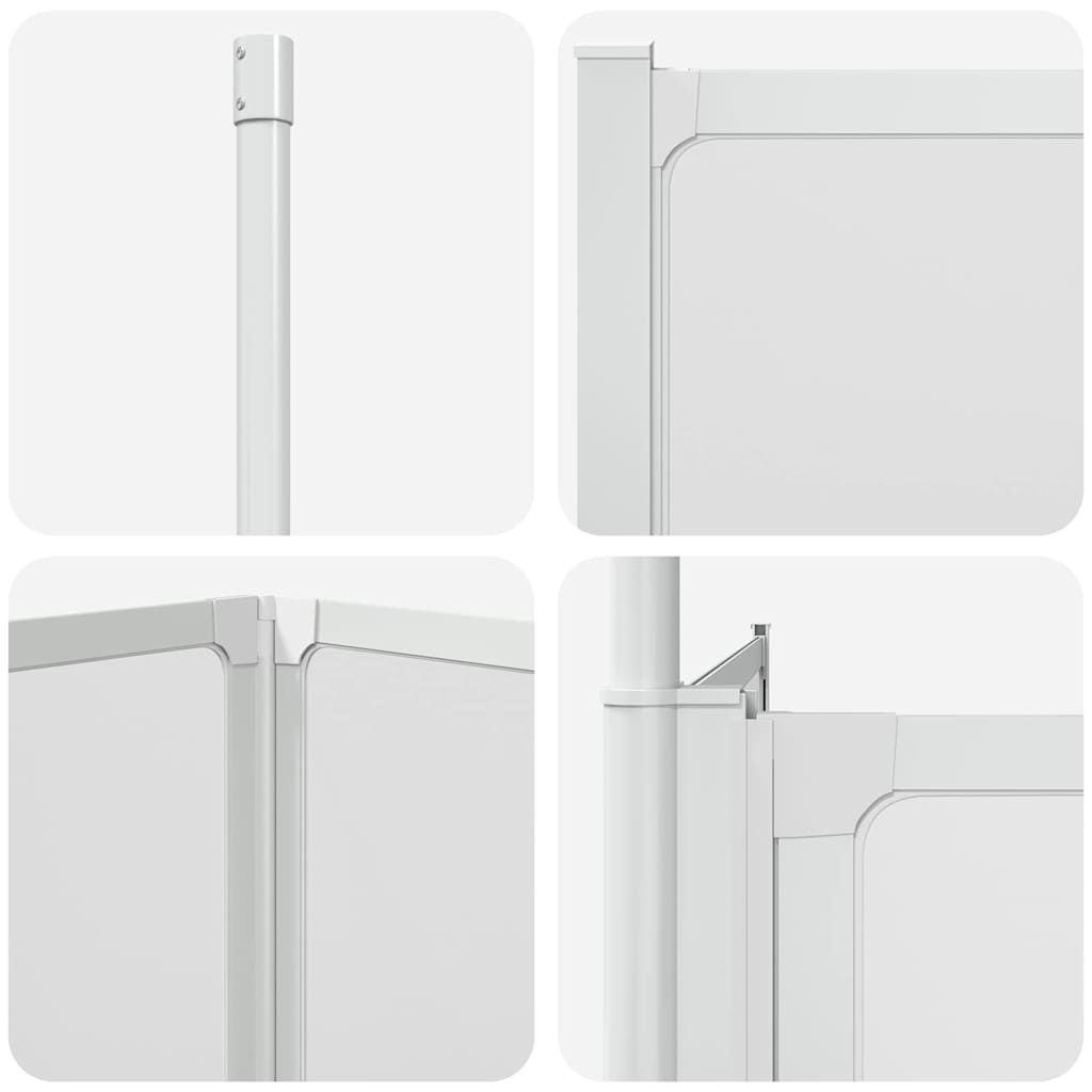 Bad Scheidingswand Mat 120 x 70 x 137 cm Aluminium