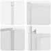 Bad Scheidingswand Mat 120 x 70 x 137 cm Aluminium