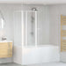 Bad Scheidingswand Mat 120 x 70 x 137 cm Aluminium