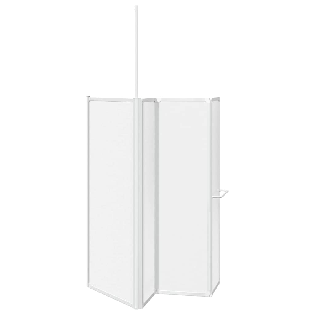 Bad Scheidingswand Mat 120 x 70 x 137 cm Aluminium