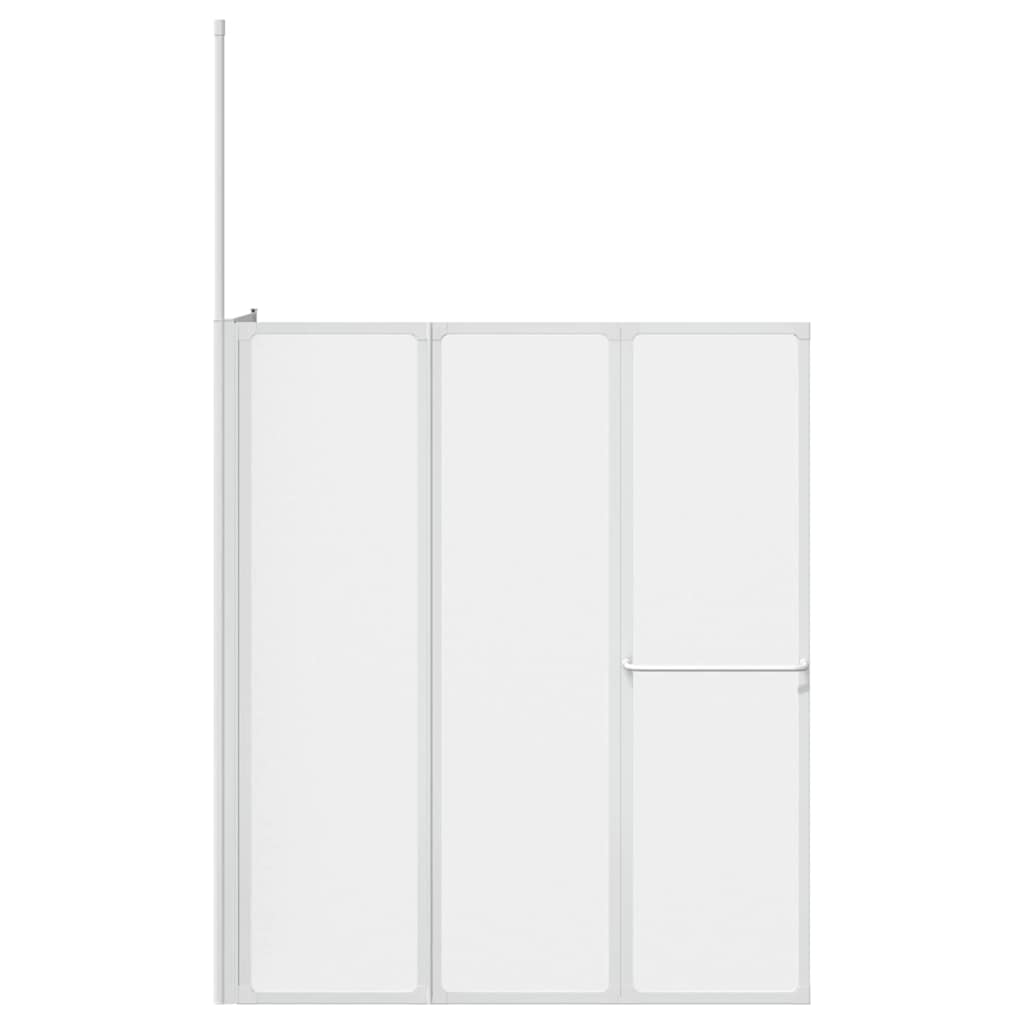 Bad Scheidingswand Mat 120 x 70 x 137 cm Aluminium