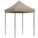 Partytent Taupe 200 x 200 x 306 cm Oxford Stof