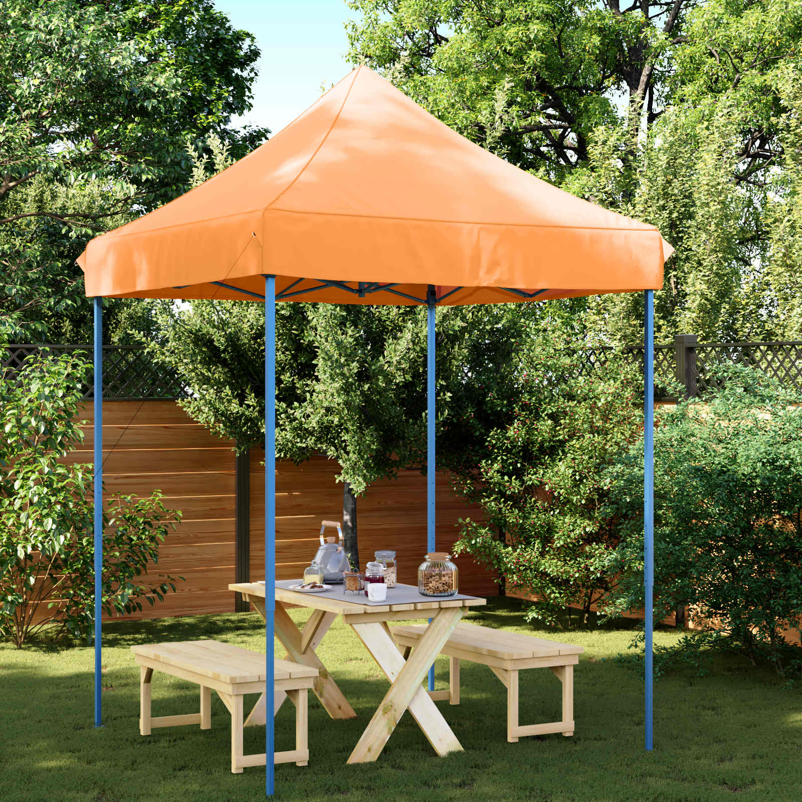 Partytent Oranje 200 x 200 x 306 cm Oxford Stof