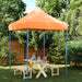 Partytent Oranje 200 x 200 x 306 cm Oxford Stof