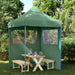 Partytent Groen 200 x 200 x 306 cm Oxford Stof
