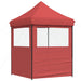 Partytent Bordeauxrood 200 x 200 x 306 cm Oxford Stof