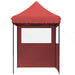 Partytent Bordeauxrood 200 x 200 x 306 cm Oxford Stof