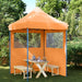 Partytent Oranje 200 x 200 x 306 cm Oxford Stof