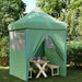 Partytent Groen 200 x 200 x 306 cm Oxford Stof