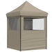 Partytent Taupe 200 x 200 x 306 cm Oxford Stof