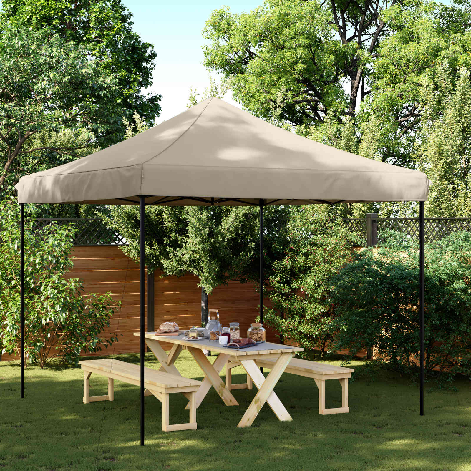 Partytent 292 X 292 X 315 Cm Oxford Stof Ja