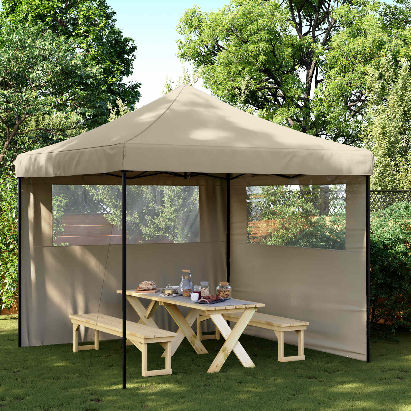 Partytent 292 X 292 X 315 Cm Oxford Stof Ja