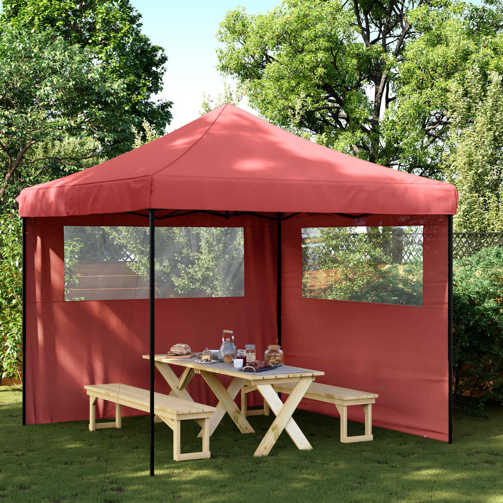 Partytent 292 X 292 X 315 Cm Oxford Stof Ja